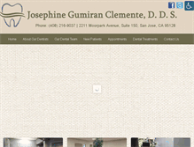 Tablet Screenshot of josephineclemente.com